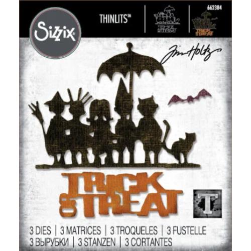 Sizzix Thinlits Die by Tim Holtz Trick-or-Treat (3pcs) (662384)