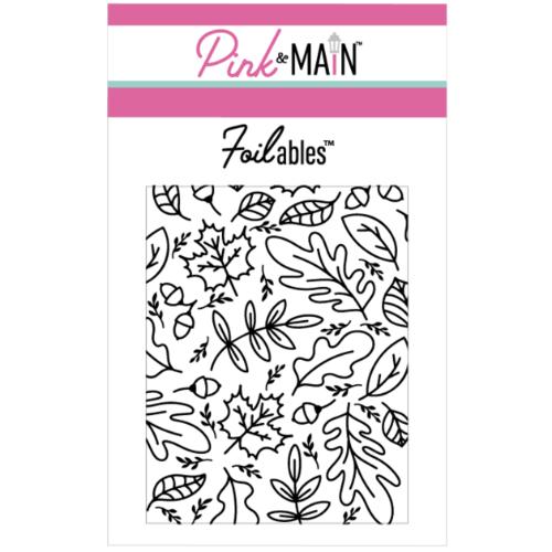 Pink and Main - Cheerfoil Collection - Foilable Panels - Autumn Leaves