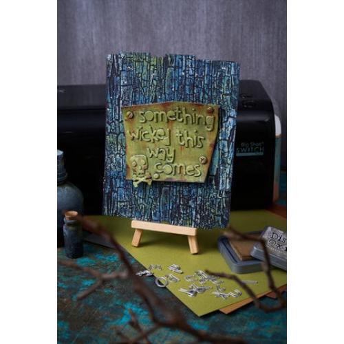 Sizzix Thinlits Die by Tim Holtz Alphanumeric Cutout Lower (3/4"Tall) (102pcs) (663074)