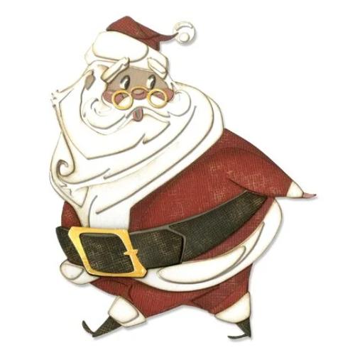 Sizzix Thinlits Colorize by Tim Holtz Jolly St. Nick (11pcs) (664198)