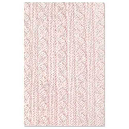 Sizzix 3-D Textured Impressions Embossing Folder - Sweater by Eileen Hull