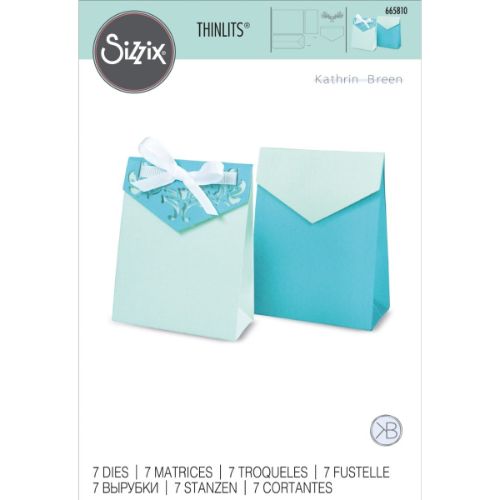 Sizzix Thinlits Die Set 7PK - Celebration Gift Box by Kath Breen