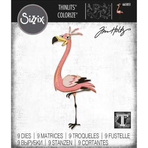 Sizzix Thinlits Die Set 9PK - Gladys, Colorize by Tim Holtz