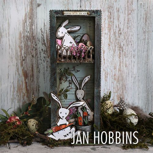 Sizzix Thinlits Die Set 15PK - Bunny Stitch by Tim Holtz