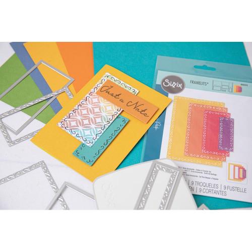 Sizzix Framelits by Stacey Park Fanciful Framelits Renee Deco Rectangles
