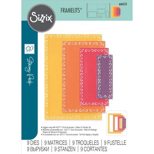 Sizzix Framelits by Stacey Park Fanciful Framelits Renee Deco Rectangles