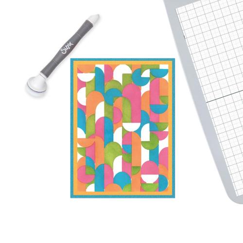 Sizzix A6 Layered Cosmopolitan Stencils By Stacey Park 4/Pkg Around The Block