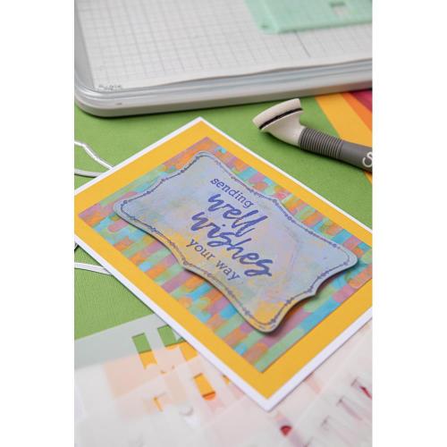 Sizzix A6 Layered Cosmopolitan Stencils By Stacey Park 4/Pkg Downtown