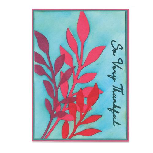 Sizzix A6 Layered Cosmopolitan Stencils By Stacey Park 4/Pkg Frond