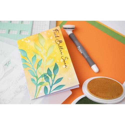 Sizzix A6 Layered Cosmopolitan Stencils By Stacey Park 4/Pkg Frond