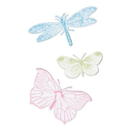 Sizzix Framelits Die w/Stamps by 49 and Market Engraved Wings