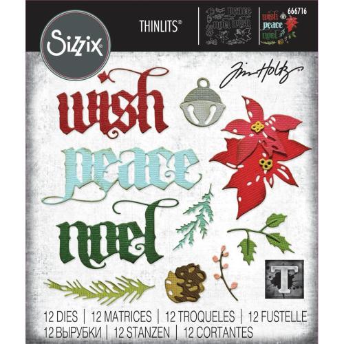 Sizzix Thinlits Die Set Vault Holiday Classic by Tim Holtz