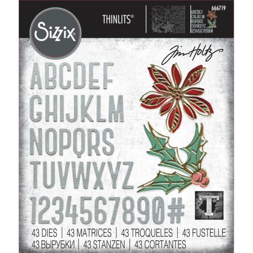 Sizzix Thinlits Die Set Vault Seasonal Sketch by Tim Holtz