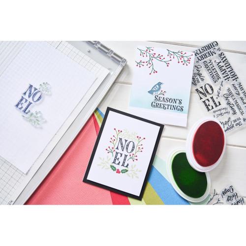 Sizzix Clear Stamps Set Greetings of the Season by Catherine Pooler