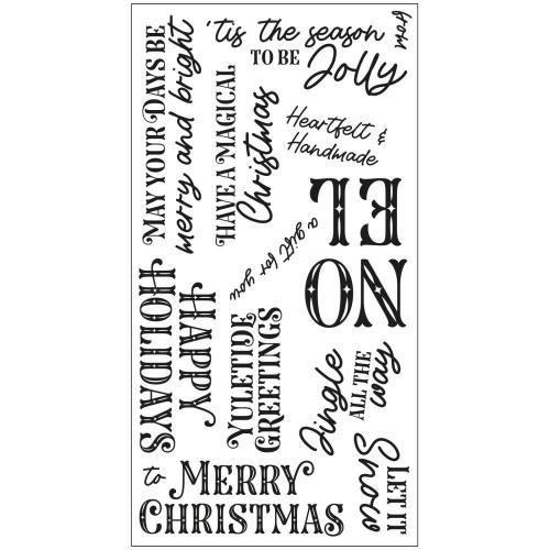 Sizzix Clear Stamps Set Greetings of the Season by Catherine Pooler