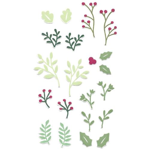 Sizzix Clear Stamps Set Happy Holly Days by Catherine Pooler