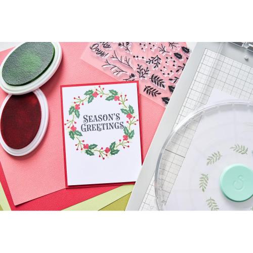 Sizzix Clear Stamps Set Happy Holly Days by Catherine Pooler
