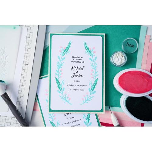 Sizzix Layered Stencils by Jen Long Merry & Bright #3 (4pcs)