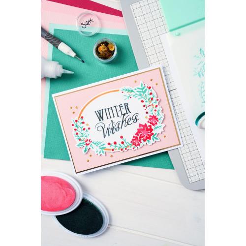Sizzix Layered Stencils by Jen Long Winter Wishes #3 (4pcs)