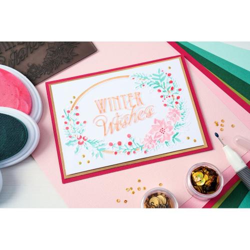 Sizzix Layered Stencils by Jen Long Winter Wishes #3 (4pcs)