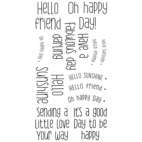 Sizzix - Clear Stamps Set 12pcs Sending a Little Love