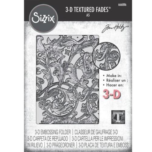 Sizzix 3D Texture Fades by Tim Holtz A5 Entangled Large (666886)