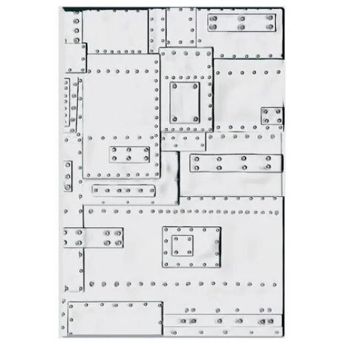 Sizzix 3D Texture Fades by Tim Holtz A5 Foundry Large (666887)