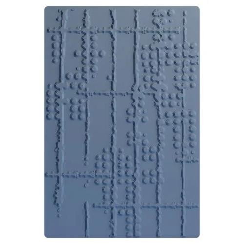 Sizzix Multi-Level Embossing Folder by Seth Apter Dot Matrix (666904)