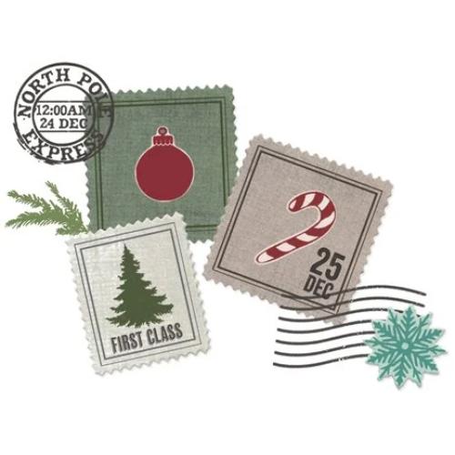 Sizzix Framelits Die w/Stamps by 49 and Market Special Delivery (11+27pcs) (667009)