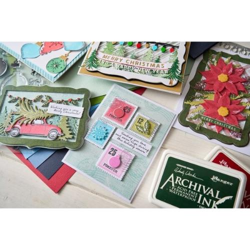 Sizzix Framelits Die w/Stamps by 49 and Market Special Delivery (11+27pcs) (667009)