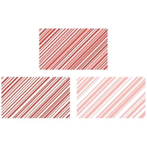 Sizzix Clear Stamps by 49 and Market Candy Stripes (2pcs) (667010)