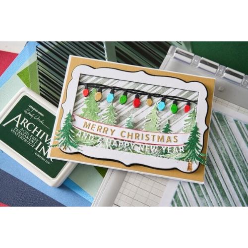 Sizzix Clear Stamps by 49 and Market Candy Stripes (2pcs) (667010)