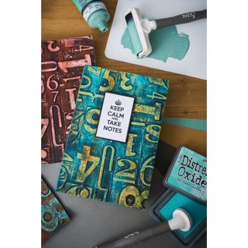 Sizzix 3D Texture Fades by Tim Holtz A5 Numbered (667081)