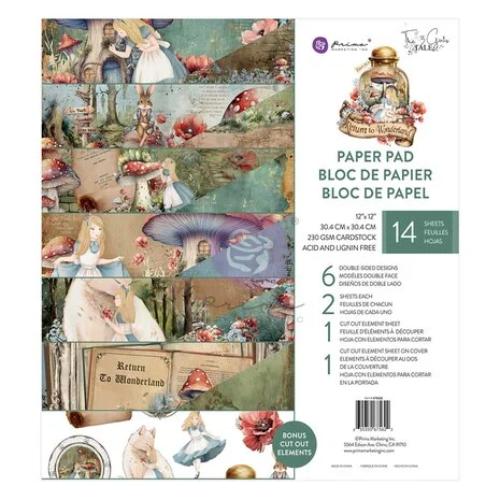 Prima Marketing Return To Wonderland 12x12 Inch Paper Pad (675622) - Postage as per Actual