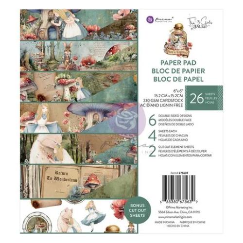 Prima Marketing Return To Wonderland 6x6 Inch Paper Pad (675639)