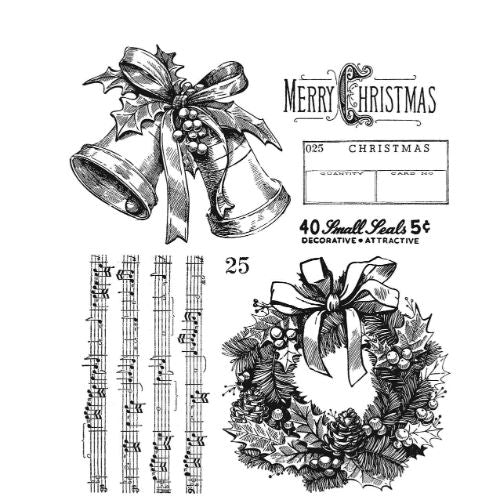 Tim Holtz Cling Stamps 7"X8.5"-Department Store