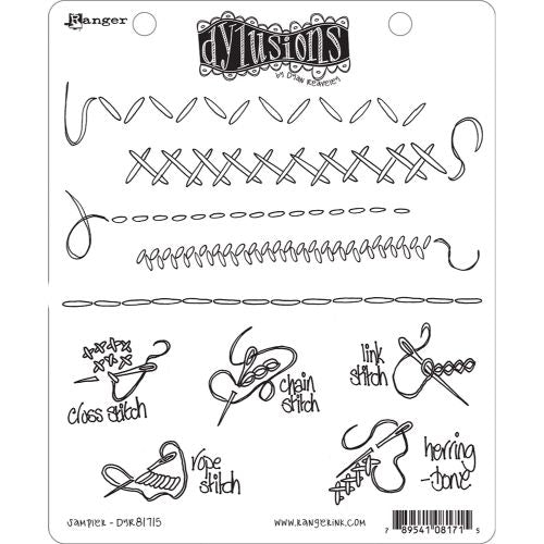 Dyan Reaveley's Dylusions Cling Stamp Collection-Sampler
