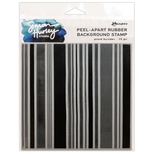 Simon Hurley create. Cling Stamps 6"X6"-Plaid Builder