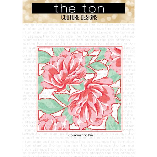 The Ton Stamps - Lush Peonies Coordinating Die