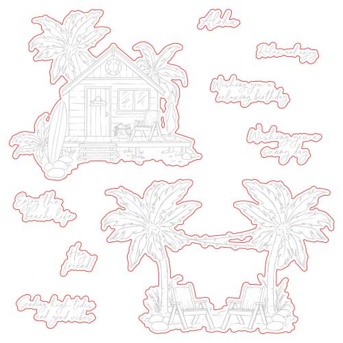 Honey Bee Stamps - Beach Please - Honey Cut