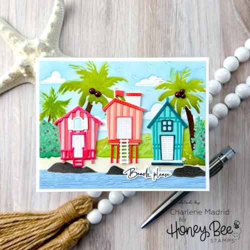 Honey Bee Stamps - Palm Beach Cover Plate - Honey Cut