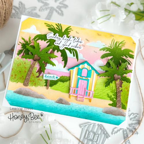 Honey Bee Stamps - Lovely Layers: Beach Houses - Honey Cut