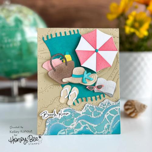 Honey Bee Stamps - Lovely Layers: At The Beach - Honey Cut