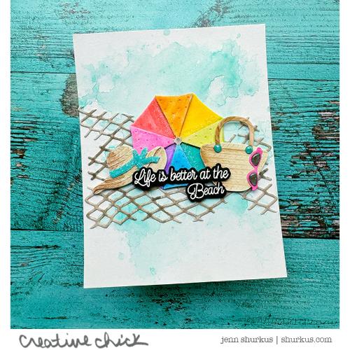 Honey Bee Stamps - Lovely Layers: At The Beach - Honey Cut