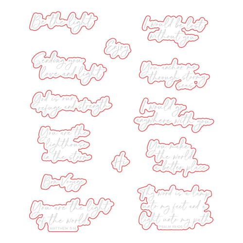 Honey Bee Stamps - Be the Light - Honey Cut