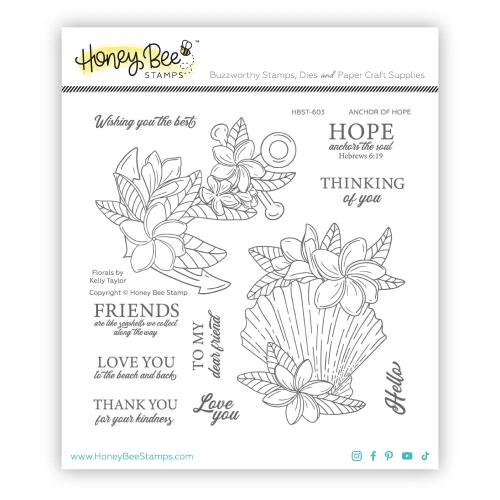 Honey Bee Stamps - Anchor Of Hope - 6x6 Stamp Set