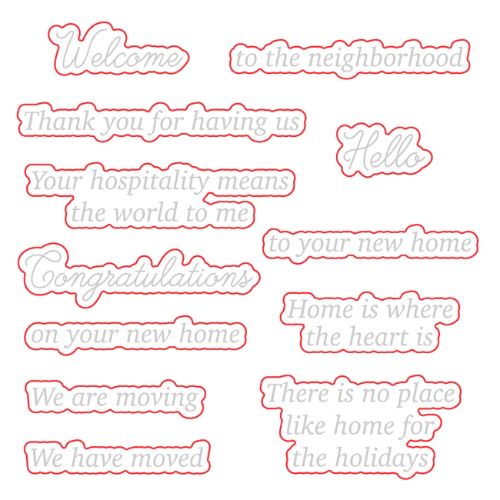 Honey Bee Stamps - Welcome Home - Honey Cuts