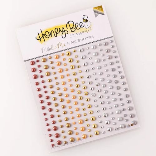 Honey Bee Stamps - Metallic Mix Pearls - Pearl Stickers - 210 Count