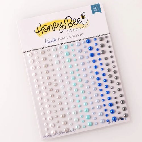 Honey Bee Stamps - Winter Pearls - Pearl Stickers - 210 Count
