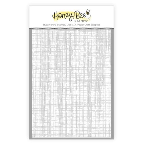 Honey Bee Stamps - Burlap 3D Embossing Folder